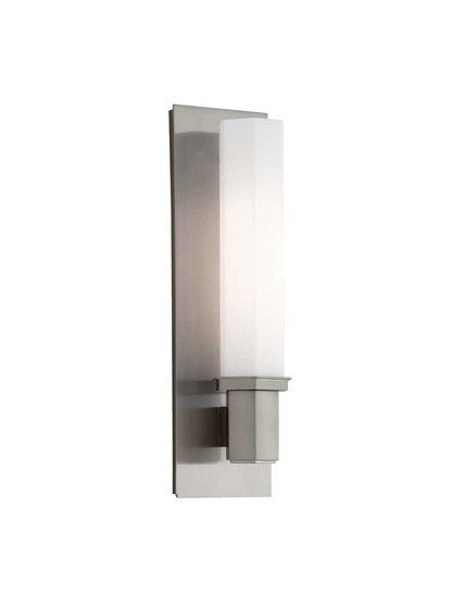 Walton 1-Light Bath Sconce in Satin Nickel.